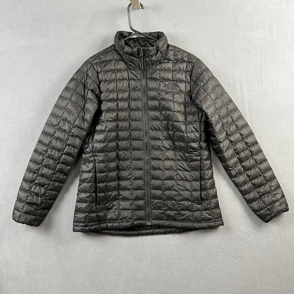 The North Face Jacket Womens Large Black Thermoball Eco Puffer Full Zip - Picture 1 of 11